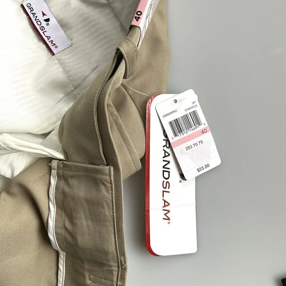 GRAND SLAM EXPANDABLE WAISTBAND PERFORMANCE GOLF SHORTS
